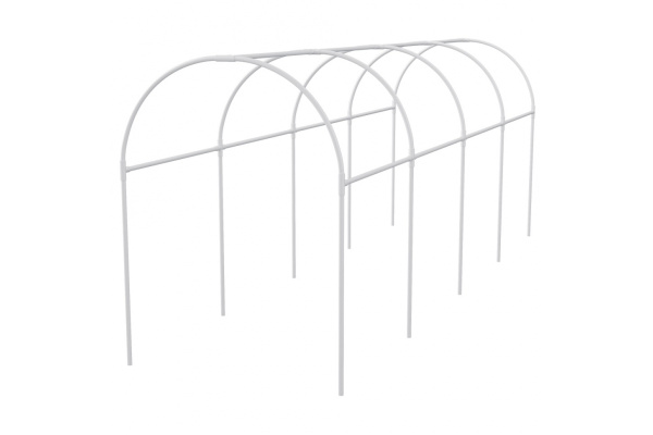 Пластиковый каркас парника PALISAD 3x1.1x1.2 м, дуга d20 мм, белый 63901