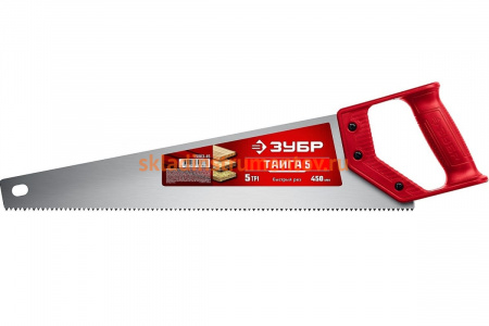 Ножовка для быстрого реза Зубр ТАЙГА-5 450 мм, 5 TPI, рез поперек волокон 15083-45