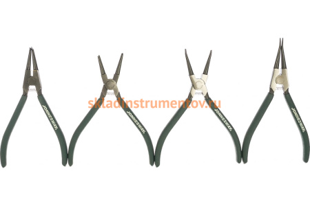 Универсальный набор щипцов для стопорных колец на разжим и сжим 7" Jonnesway AG010002ST (AG010002SP)