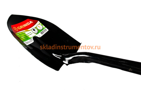 Штыковая лопата для земляных работ, деревянный черенок  GRINDA 421824