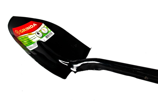 Штыковая лопата для земляных работ, деревянный черенок  GRINDA 421824