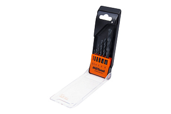 Набор сверл по металлу HSS-R 2-8 мм, 6 шт. AV Steel AV-801506