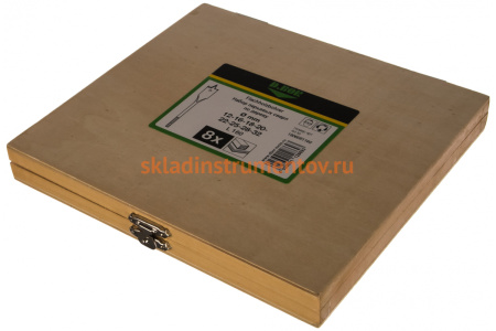 Набор сверл перьевых (8 шт, 12-32 мм) по дереву D.BOR 180608116D