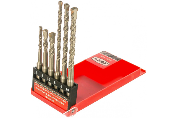 Буры для перфоратора SDS+ набор 6 шт. Кедр 28123