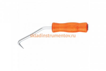 Крюк для вязки арматуры СИБРТЕХ 210 мм деревянная рукоятка 84876