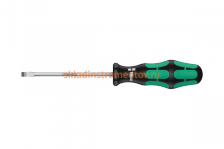Шлицевая отвертка Wera 334 с лазерной насечкой 1.0x6.0x150 мм WE-340330