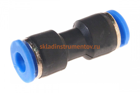 Фитинг-переходник Rockforce для пластиковых трубок 6x6 мм RF-SPU06