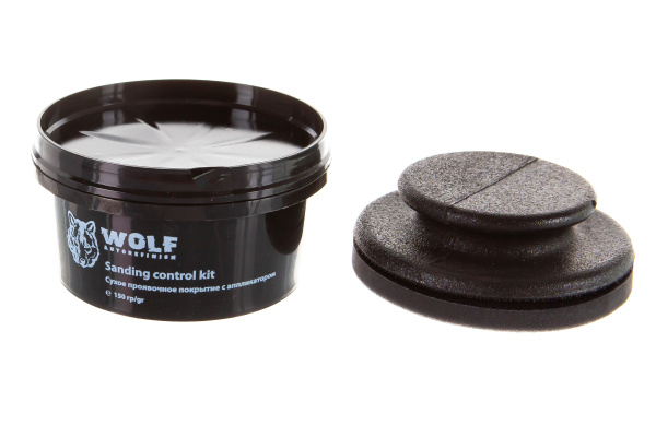 Сухое проявочное покрытие с аппликатором Wolf черное, 150 г 921.0151