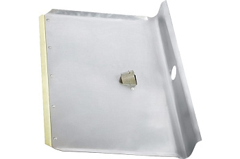 Тротуарная оцинкованная лопата без черенка 500х400х1.5мм, металлическая окантовка СИБРТЕХ Россия 61598