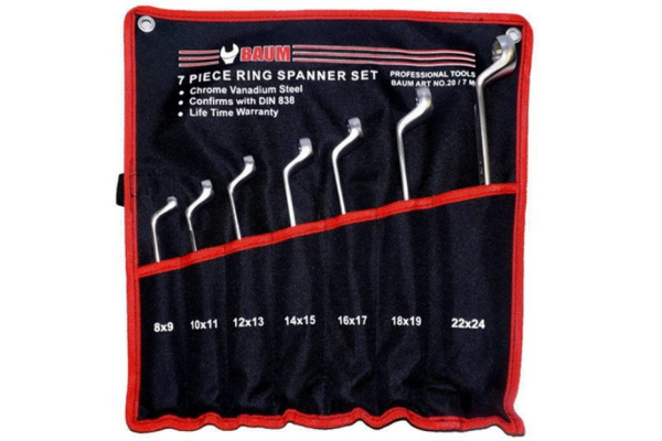 Набор накидных ключей BAUM 7 предметов 20-07M