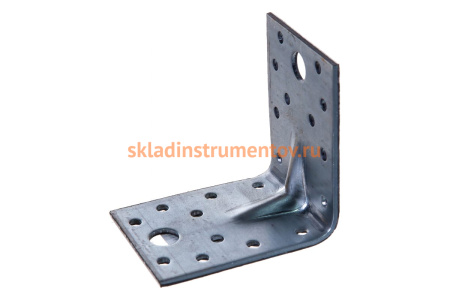 Крепежный усиленный уголок СИБРТЕХ 2,5мм KUU 70x70x55 мм 464103