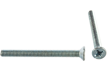 Винт Зубр DIN 965, класс прочности 8.8, оцинкованный, M6x60 мм, ТФ6, 4 шт. 4-303116-06-060