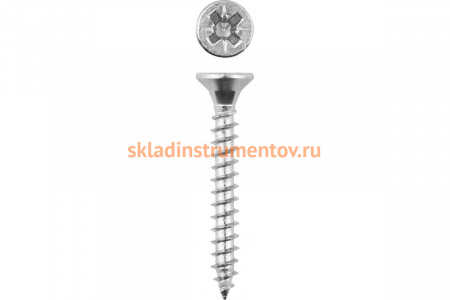 Шурупы ЗУБР универсальные для дерева, ДСП, ДВП, оцинкованные, PZ, 5,0х60мм, ТФ6, 9шт 4-300376-50-060