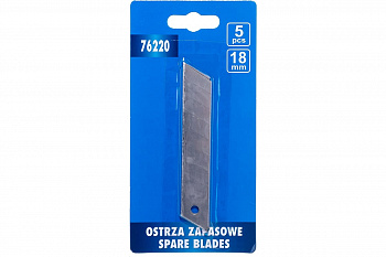 Набор лезвий 18 мм 5 шт. для ножей 76180,76181,76182,76183,76185 VOREL 76220