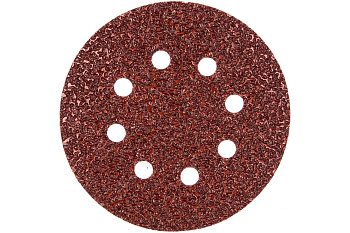 Круг шлифовальный на липучке для обработки дерева (125 мм; Р36; 8 отверстий) KLINGSPOR 270247