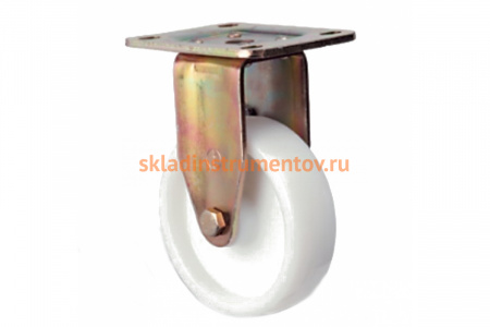 Колесо большегрузное нейлоновое неповоротное 100 мм MFK-TORG ED02-HKZ-100