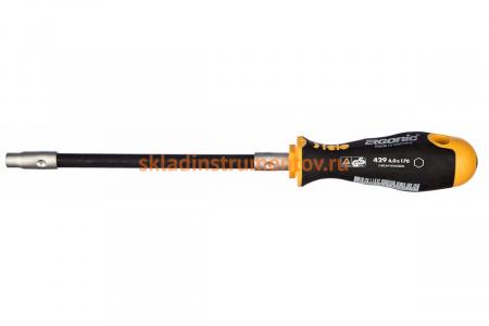 Отвертка Felo Ergonic с гибким стержнем торцевой ключ 6,0X170 42906040