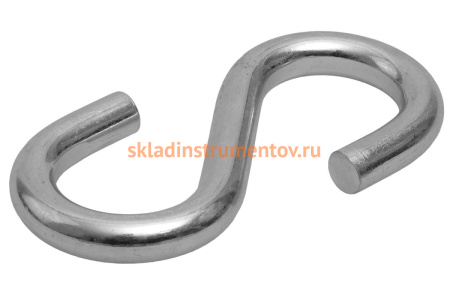 Крюк ЗУБР S-образный, 8мм, 1 шт, оцинкованный, 304566-08