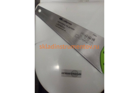 Ножовка по дереву для точных пильных работ, 350 ммкал, зуб 2D, 14 СИБРТЕХ Зубец 23826