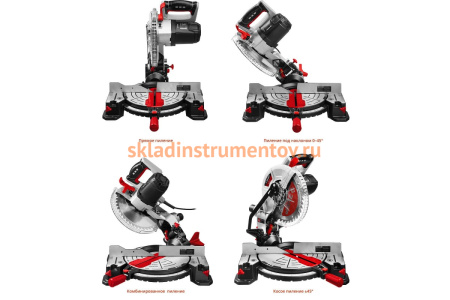 Торцовочная пила ЗУБР ЗПТ-255-1800 ЛМ2