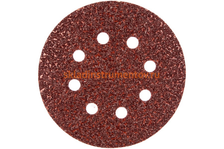 Круг шлифовальный на липучке для обработки дерева (125 мм; Р36; 8 отверстий) KLINGSPOR 270247