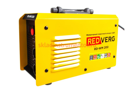 Бестрансформаторный сварочный аппарат REDVERG RD-WM 200 6626265 Бестрансформаторный сварочный аппарат REDVERG RD-WM 200 6626265