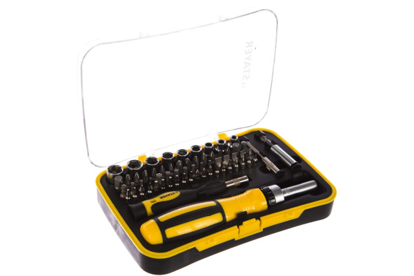 Набор насадок с реверсивной отверткой 65 предметов STAYER MASTER 25310-H65