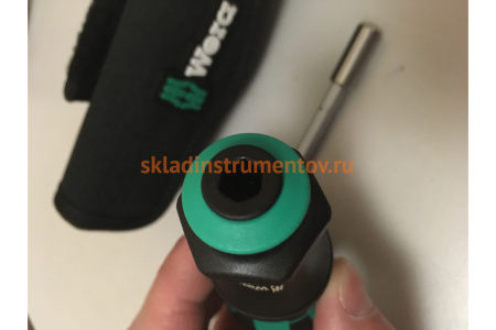 Набор бит с рукояткой-битодержателем Wera 6 предметов, WE-134491