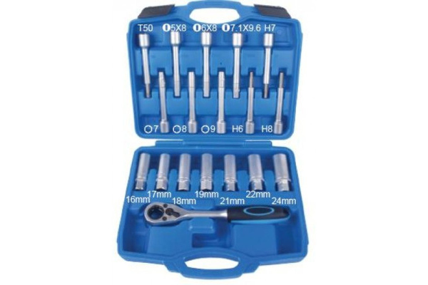 Набор инструментов для снятия и установки амортизаторов 18 предметов ROCKFORCE RF-3142L