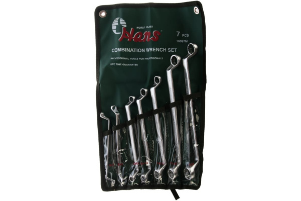 Комплект накидных ключей Hans 6-22мм 7шт 16097M