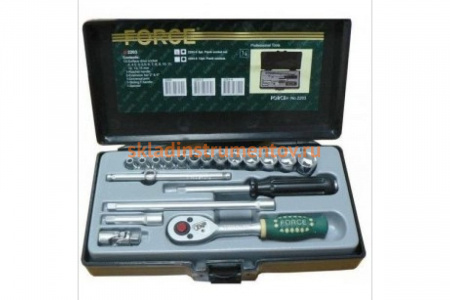 Набор 6-ти гранных головок и инструмента FORCE 2203-5