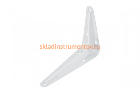 Кронштейн MFK-TORG модель1 Л 75х100 0.7мм белый К-98 Л