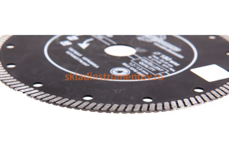 Диск алмазный отрезной Турбо ультратонкий Grand hot press (180х22.23 мм) TRIO-DIAMOND GTT704