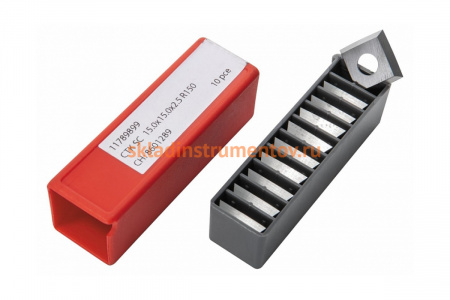 Комплект ножей HM CTOPP10 (10 шт; 15x15x2.5 мм; R150) для вала helical JET 11789899