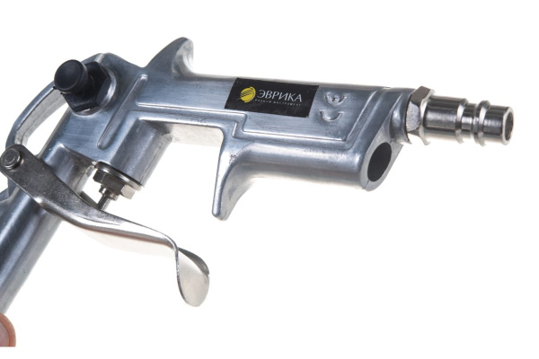 Пистолет для подкачки шин с манометром 8 АТМ металлический корпус ЭВРИКА ER-76101