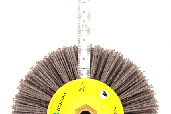 Щетка дисковая (150х40 мм; M14; ворс полимер абразив P60) ОСБОРН 6-011 PLM.DB150M14P60