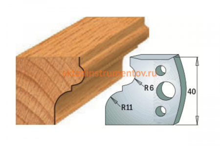Комплект из 2-х ножей SP (40x4 мм) CMT 690.111