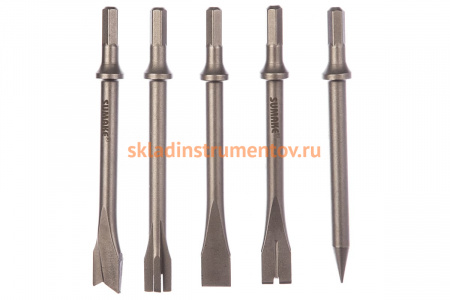 Набор пневмозубил ST-2004/H (5 шт) SUMAKE 7354