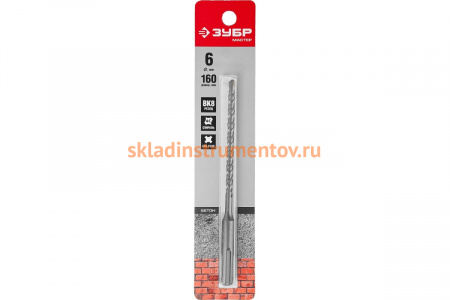Бур SDS-plus ЗУБР 6х160 мм 29315-160-06