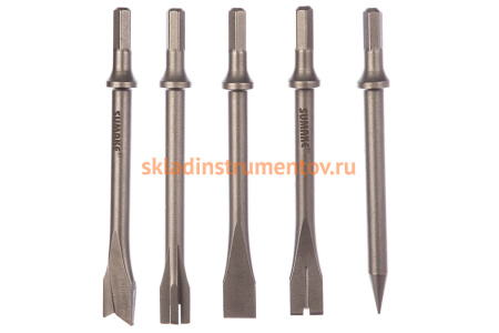 Набор пневмозубил ST-2004/H (5 шт) SUMAKE 7354