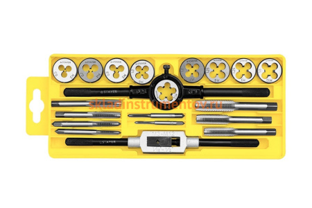 Набор метчиков и плашек STAYER MASTER 20 предметов 28012-H20