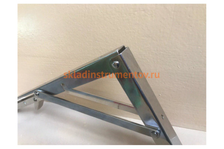 Складной кронштейн для полок MFK-TORG 300х155мм никель SB-53 НЕКОНДИЦИЯ К-53-300х155