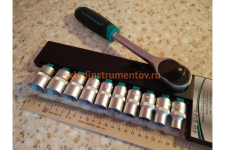 Набор торцевых головок STELS 1/2 11 предметов 14127