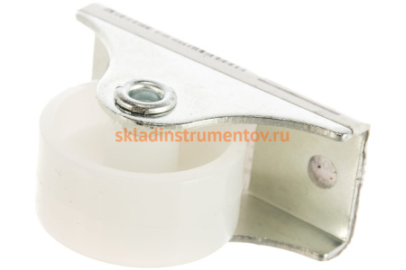 Мебельный ролик JET 304 D25 мм неповоротная площадка, без тормоза FU304A.025WT99