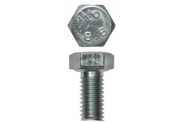 Болт с шестигранной головкой Kraftool DIN 933, класс прочности 8.8, оцинкованный, M16x45мм, 50шт 303074-16-045
