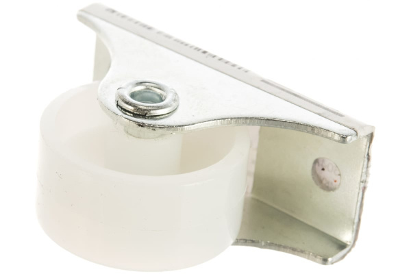 Мебельный ролик JET 304 D25 мм неповоротная площадка, без тормоза FU304A.025WT99