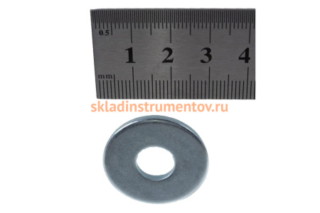 Кузовная шайба ЗУБР DIN 9021, 10 мм, 4 штуки, оцинкованная 303826-10