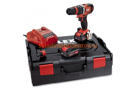 Аккумуляторный шуруповерт FLEX PD 2G 10.8 EC/2.5 Set 501484