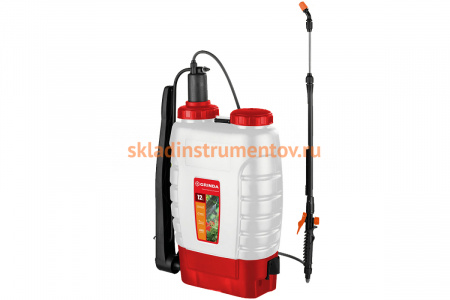 Ранцевый опрыскиватель GRINDA KS-12, 12 л, телескопический алюминиевый удлинитель 425217