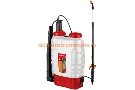 Ранцевый опрыскиватель GRINDA KS-12, 12 л, телескопический алюминиевый удлинитель 425217